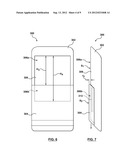 SLIDABLE PORTABLE ELECTRONIC DEVICE WITH KEYPAD PORTION ADAPTED FOR     COVERING DISPLAY diagram and image