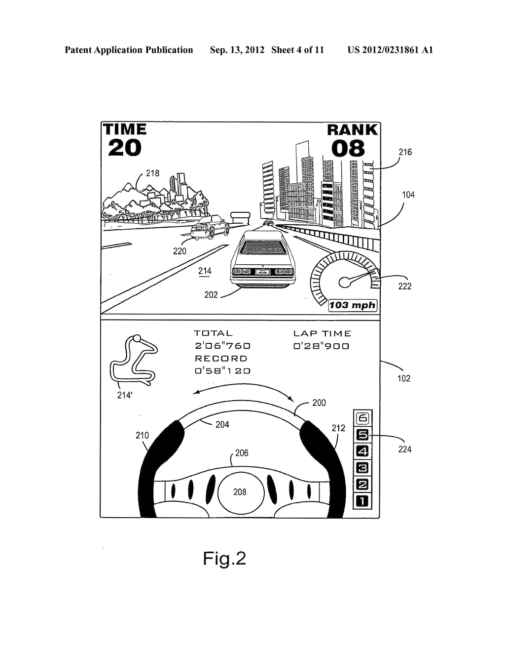 DRIVING GAME STEERING WHEEL SIMULATION METHOD AND APPARATUS - diagram, schematic, and image 05