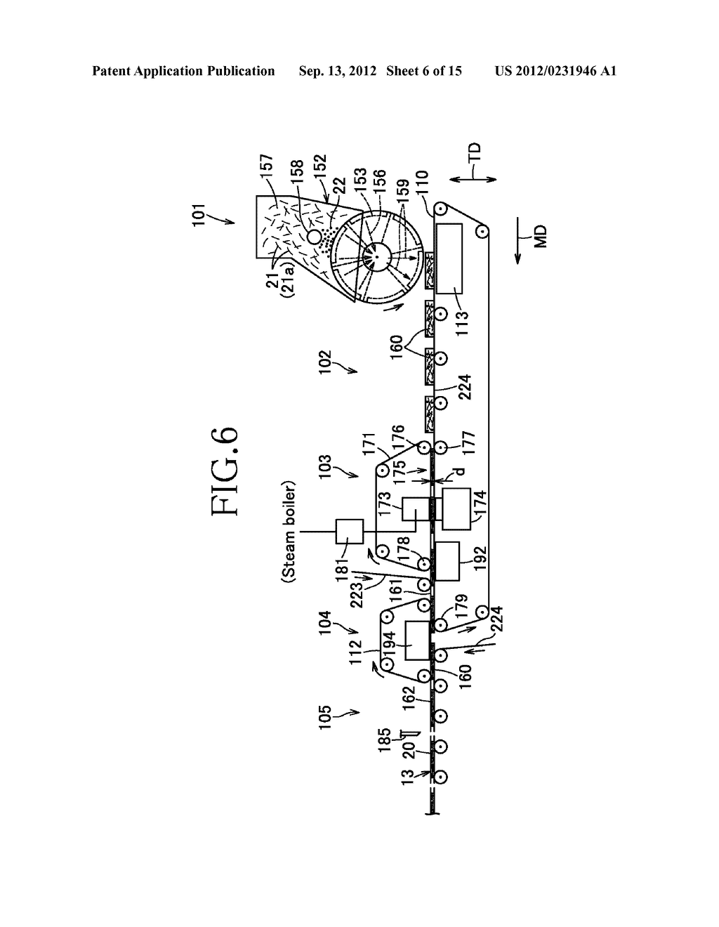 METHOD FOR THINNING AGGREGATE OF WATER-ABSORBENT MATERIAL AND THIN     AGGREGATE OF WATER-ABSORBENT MATERIAL OBTAINED USING THE METHOD - diagram, schematic, and image 07