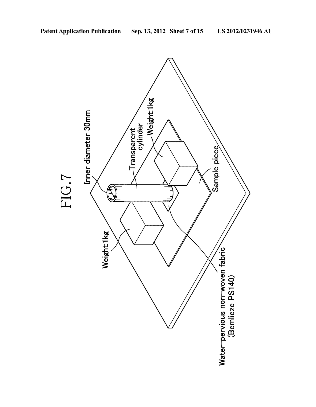 METHOD FOR THINNING AGGREGATE OF WATER-ABSORBENT MATERIAL AND THIN     AGGREGATE OF WATER-ABSORBENT MATERIAL OBTAINED USING THE METHOD - diagram, schematic, and image 08