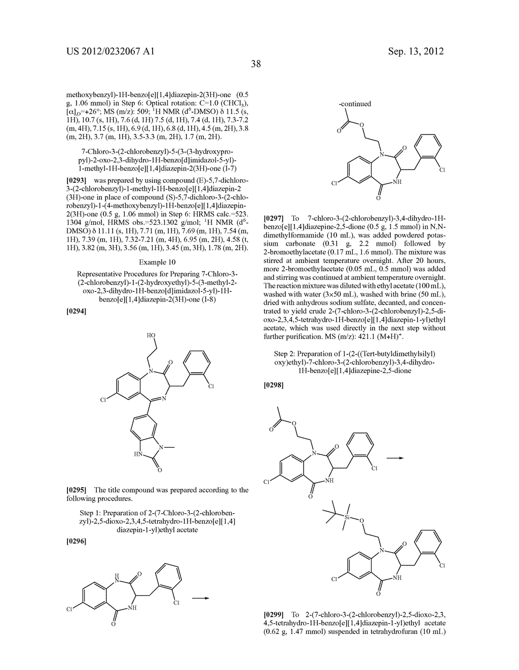 BENZODIAZEPINONE COMPOUNDS AND METHODS OF TREATMENT USING SAME - diagram, schematic, and image 39