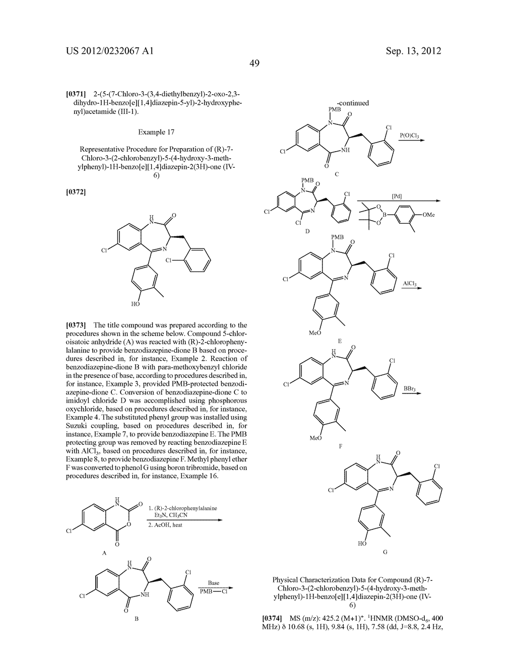 BENZODIAZEPINONE COMPOUNDS AND METHODS OF TREATMENT USING SAME - diagram, schematic, and image 50