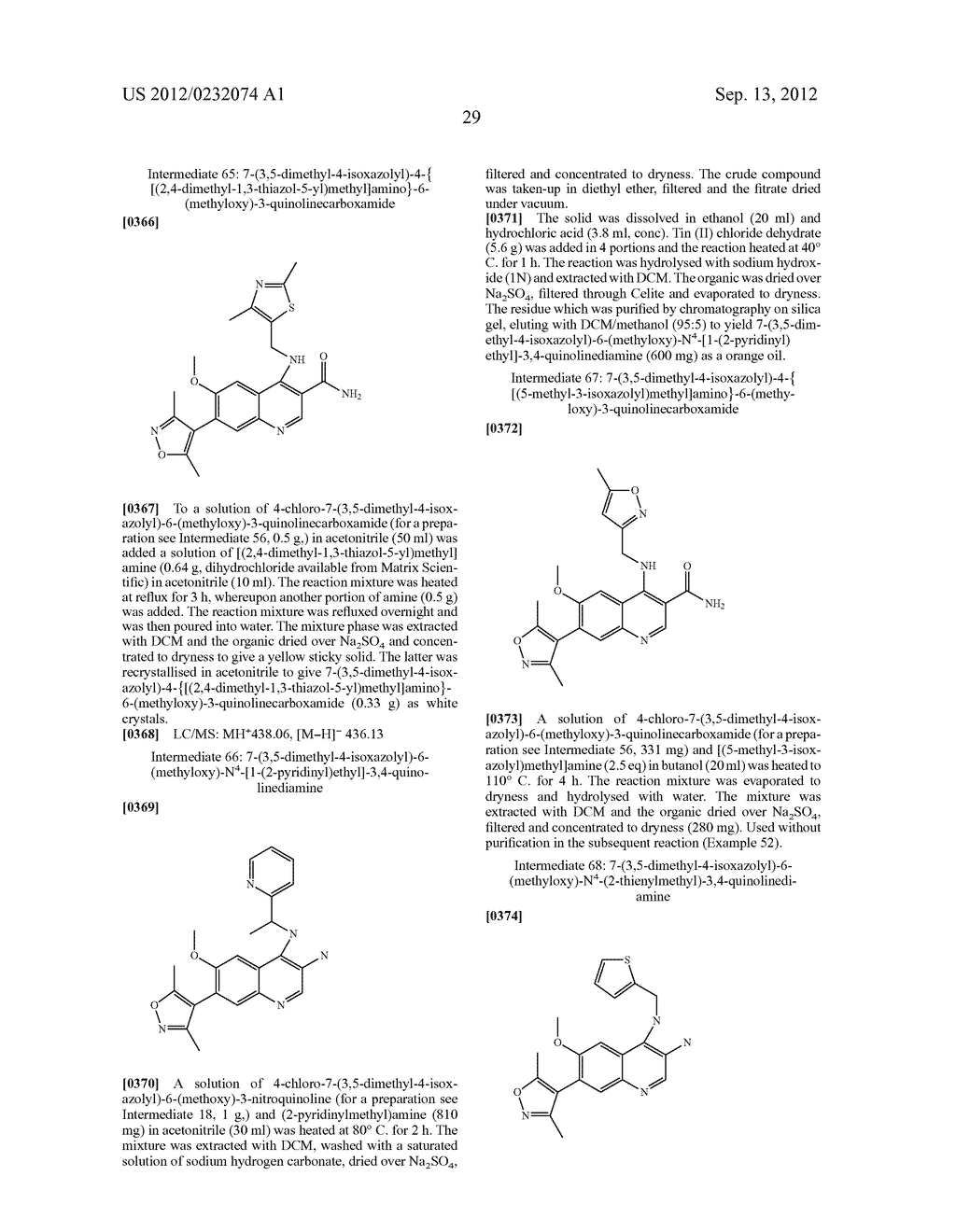 Imidazo [4, 5-C] Quinoline Derivatives As Bromodomain Inhibitors - diagram, schematic, and image 30