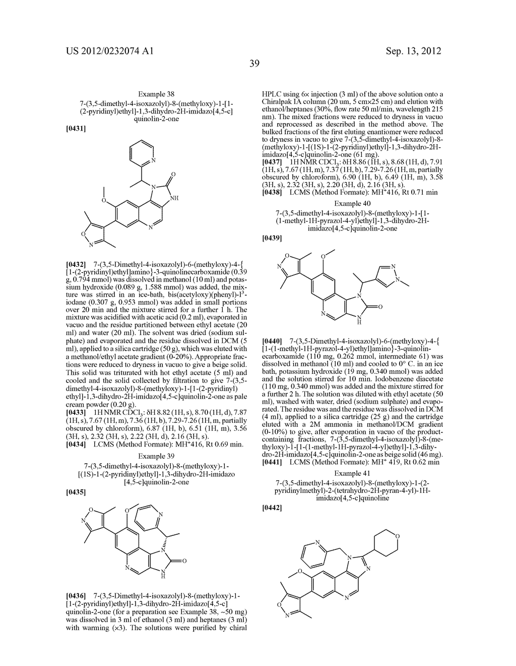 Imidazo [4, 5-C] Quinoline Derivatives As Bromodomain Inhibitors - diagram, schematic, and image 40