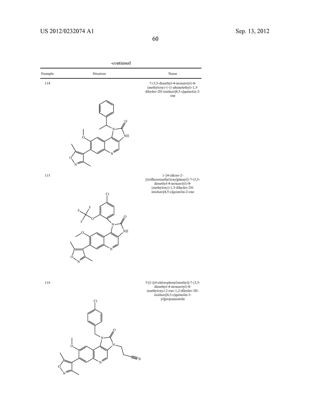 Imidazo [4, 5-C] Quinoline Derivatives As Bromodomain Inhibitors - diagram, schematic, and image 61