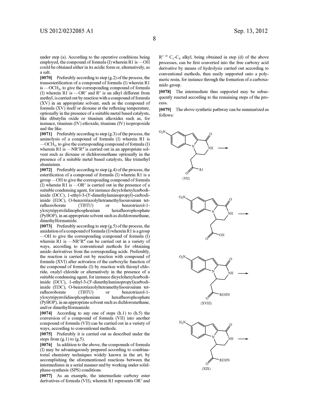 3,4-DIHYDRO-2H-PYRAZINO[1,2-A]INDOL-1-ONE DERIVATIVES ACTIVE AS KINASE     INHIBITORS, PROCESS FOR THEIR PREPARATION AND PHARMACEUTICAL COMPOSITIONS     COMPRISING THEM - diagram, schematic, and image 09