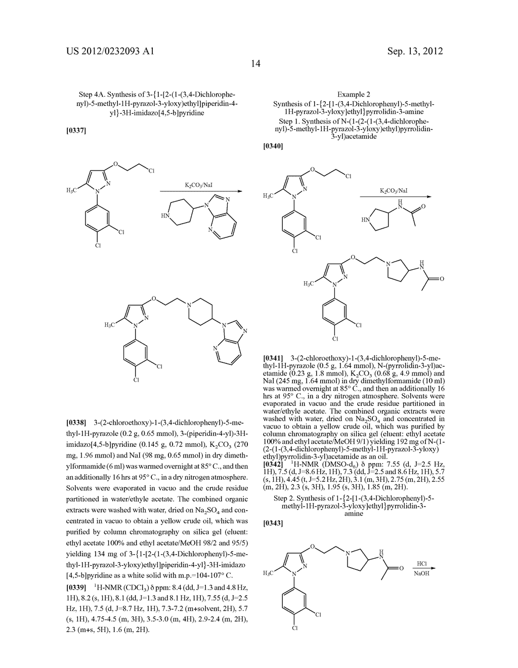 PYRAZOLE DERIVATIVES AS SIGMA RECEPTOR INHIBITORS - diagram, schematic, and image 15