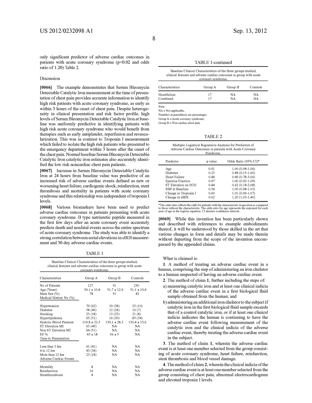 METHODS OF PREDICTING AND TREATING ADVERSE CARDIAC EVENTS - diagram, schematic, and image 13