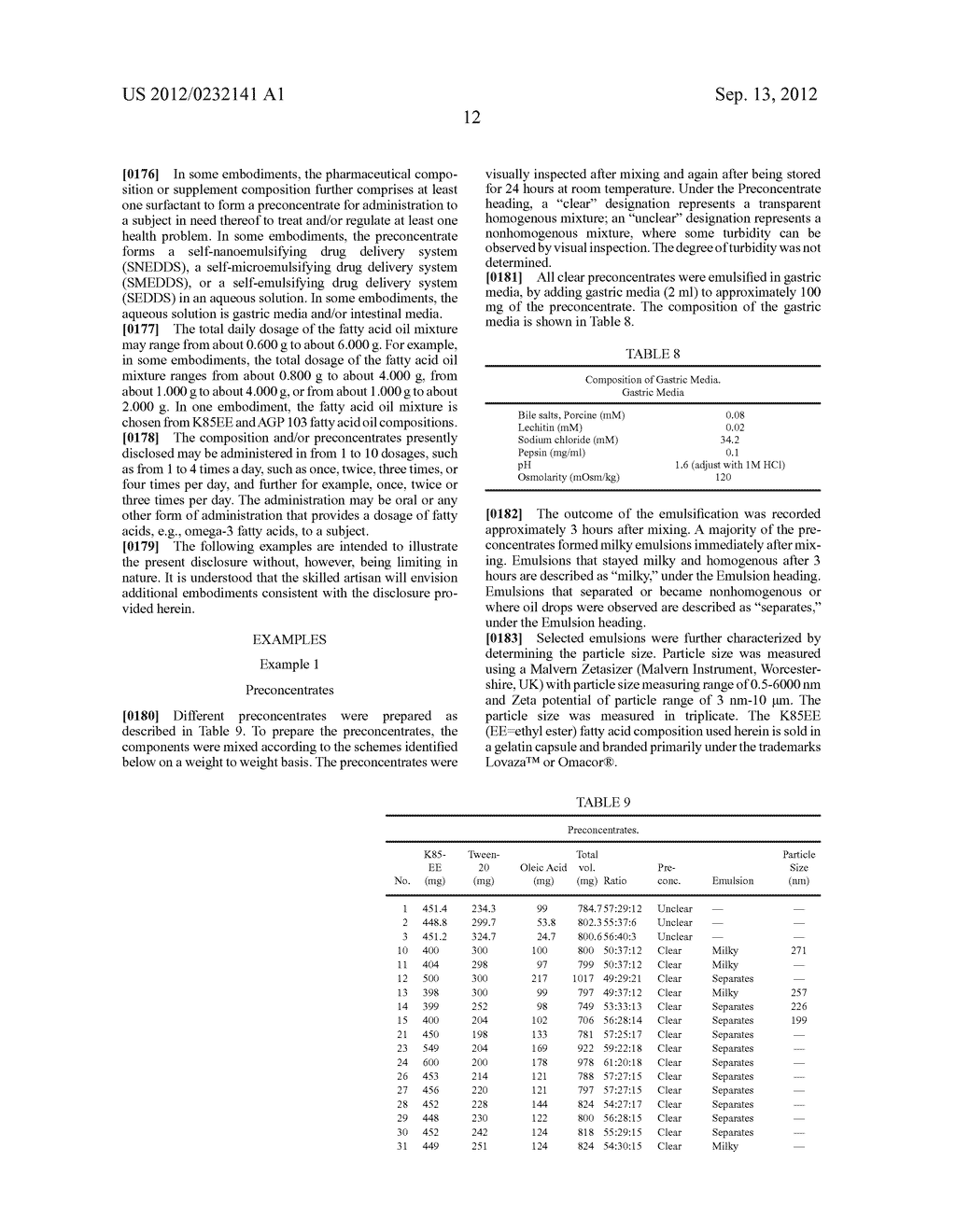 COMPOSITIONS COMPRISING A FATTY ACID OIL MIXTURE AND A FREE FATTY ACID,     AND METHODS AND USES THEREOF - diagram, schematic, and image 32