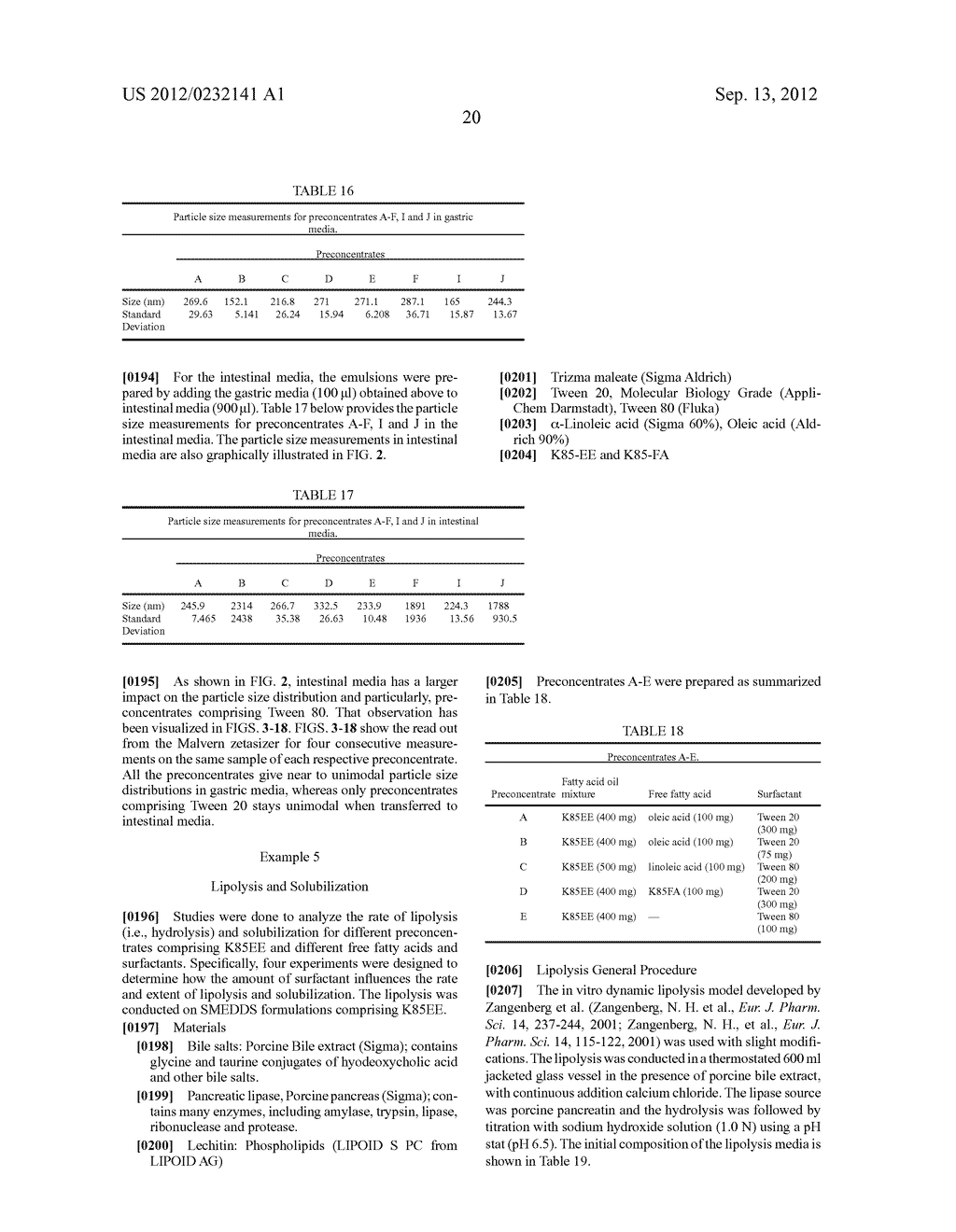 COMPOSITIONS COMPRISING A FATTY ACID OIL MIXTURE AND A FREE FATTY ACID,     AND METHODS AND USES THEREOF - diagram, schematic, and image 40