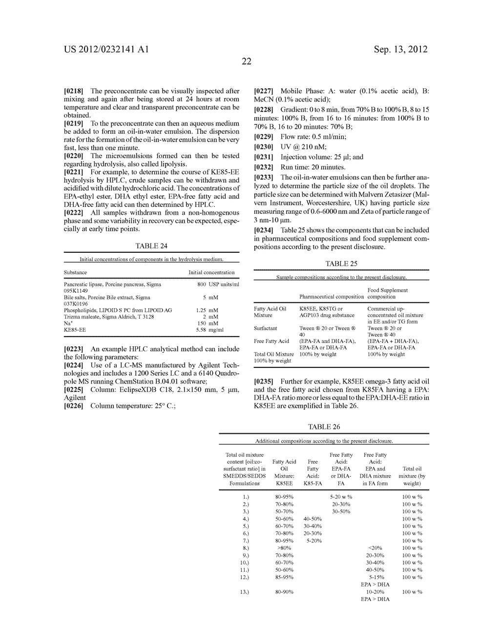 COMPOSITIONS COMPRISING A FATTY ACID OIL MIXTURE AND A FREE FATTY ACID,     AND METHODS AND USES THEREOF - diagram, schematic, and image 42