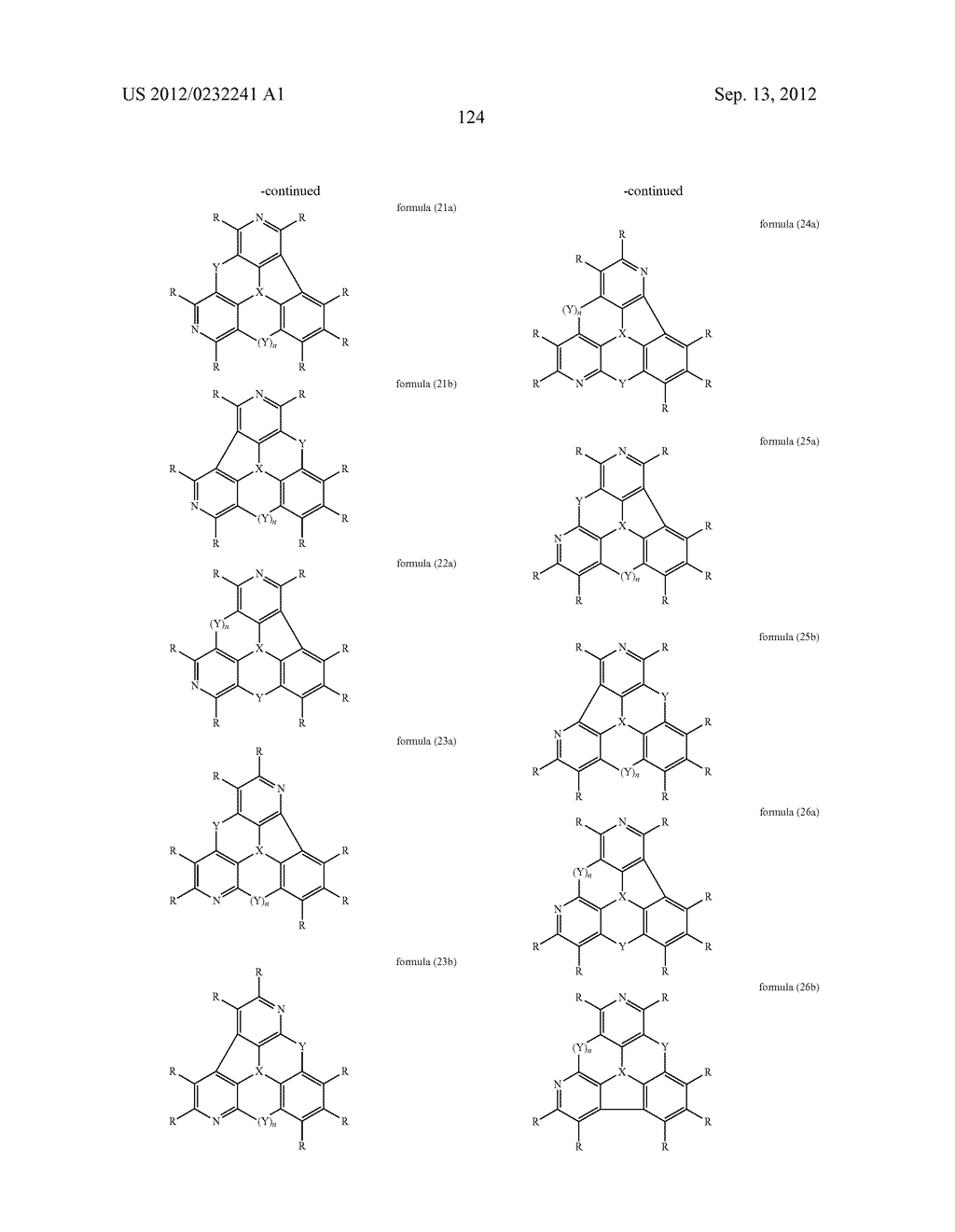 NITROGEN-CONTAINING CONDENSED HETEROCYCLIC COMPOUNDS FOR OLEDS - diagram, schematic, and image 125