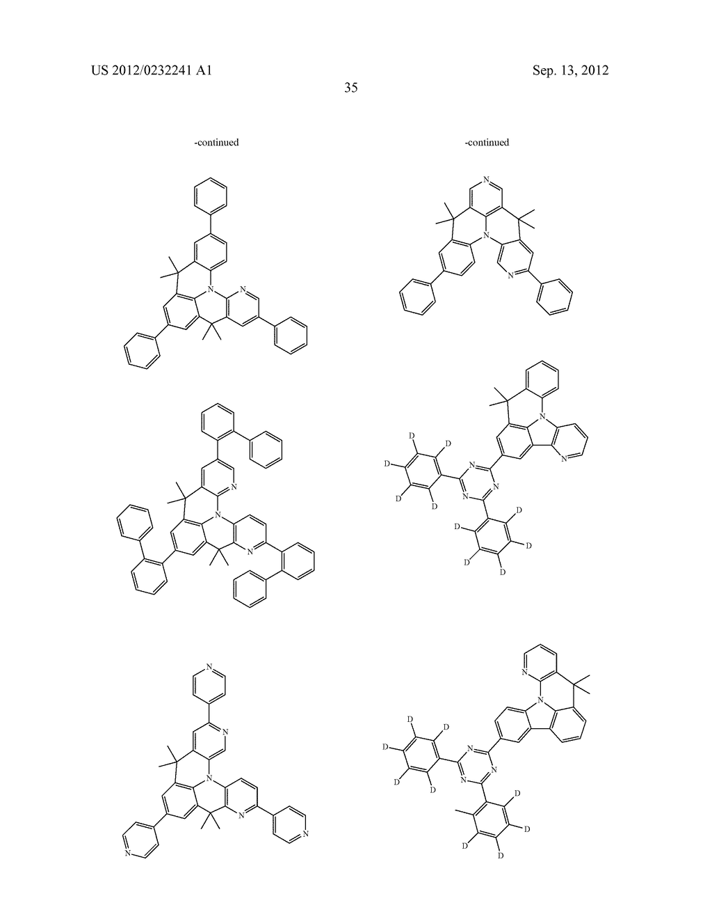 NITROGEN-CONTAINING CONDENSED HETEROCYCLIC COMPOUNDS FOR OLEDS - diagram, schematic, and image 36
