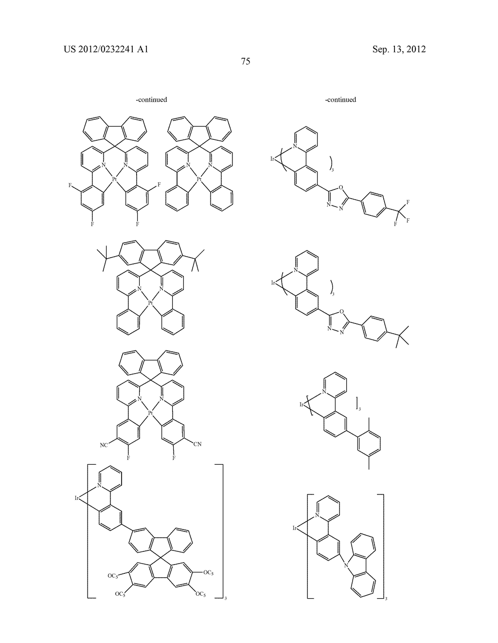 NITROGEN-CONTAINING CONDENSED HETEROCYCLIC COMPOUNDS FOR OLEDS - diagram, schematic, and image 76