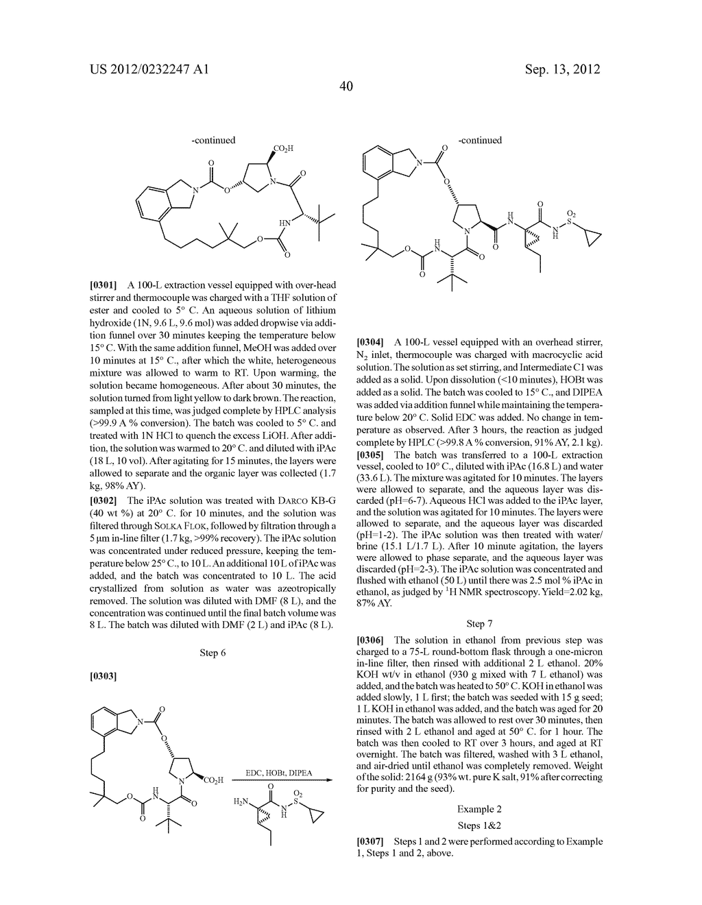 PROCESSES FOR PREPARING PROTEASE INHIBITORS OF HEPATITIS C VIRUS - diagram, schematic, and image 60