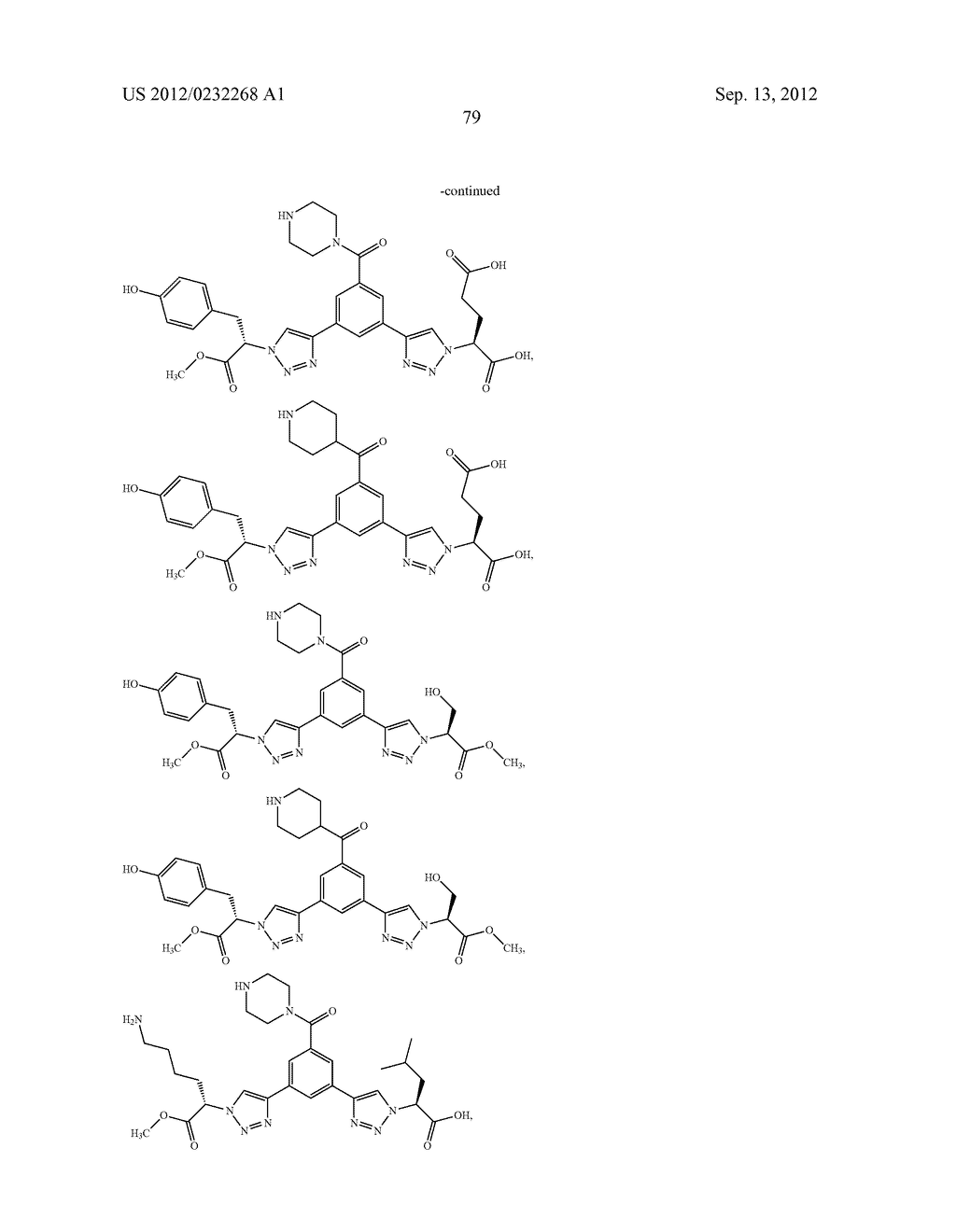 Dipeptide Mimics, Libraries Combining Two Dipeptide Mimics with a Third     Group, and Methods for Production Thereof - diagram, schematic, and image 80