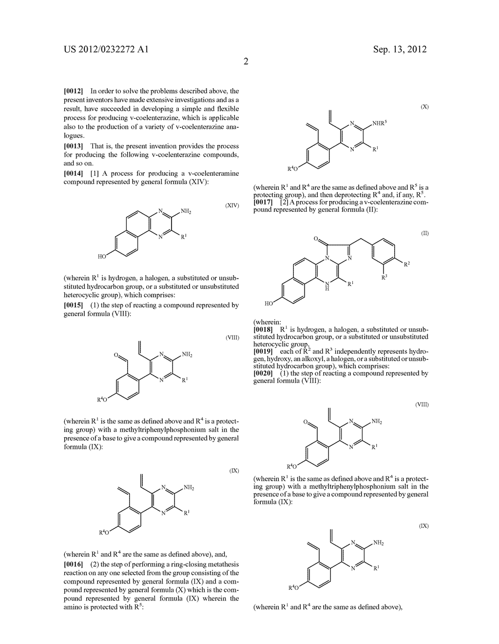 PROCESS FOR PRODUCING v-COELENTERAZINE COMPOUNDS - diagram, schematic, and image 03