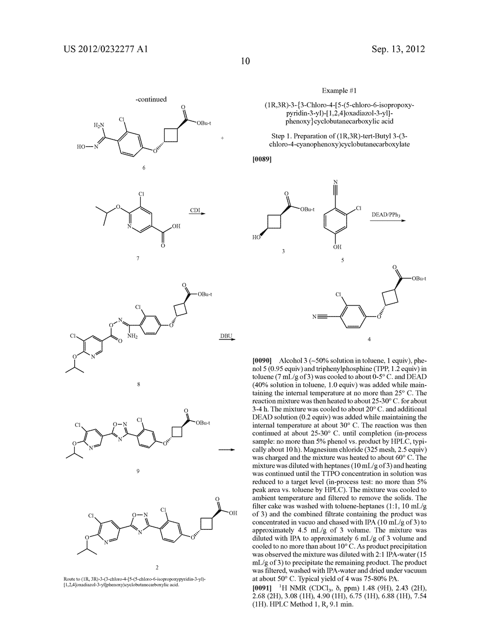 PROCESS FOR THE PREPARATION OF 1,2,4-OXADIAZOL-3-YL DERIVATIVES OF     CARBOXYLIC ACID - diagram, schematic, and image 11
