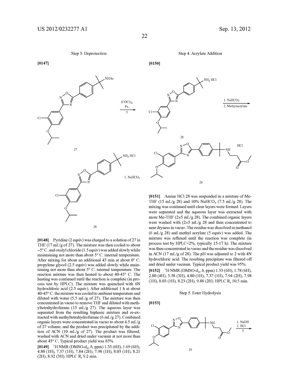 PROCESS FOR THE PREPARATION OF 1,2,4-OXADIAZOL-3-YL DERIVATIVES OF     CARBOXYLIC ACID - diagram, schematic, and image 23