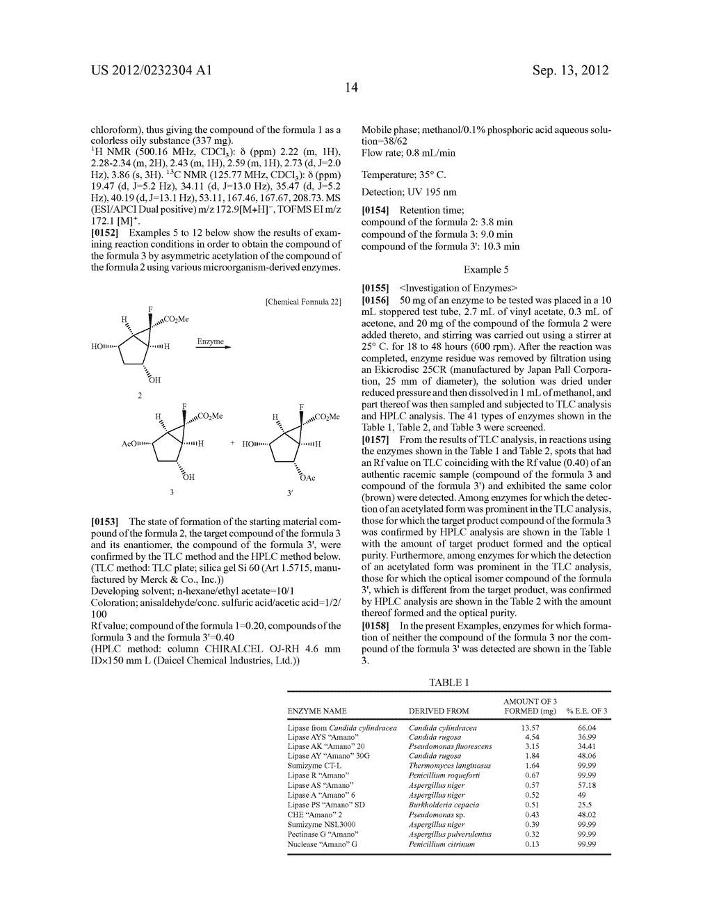 PROCESS FOR PRODUCING OPTICALLY ACTIVE BICYCLO [3.1.0] HEXANE DERIVATIVE     USING ENZYME - diagram, schematic, and image 15