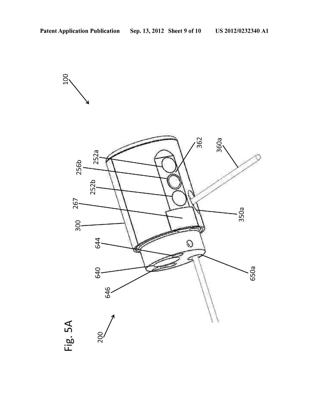 MULTI CAMERA ENDOSCOPE HAVING A SIDE SERVICE CHANNEL - diagram, schematic, and image 10