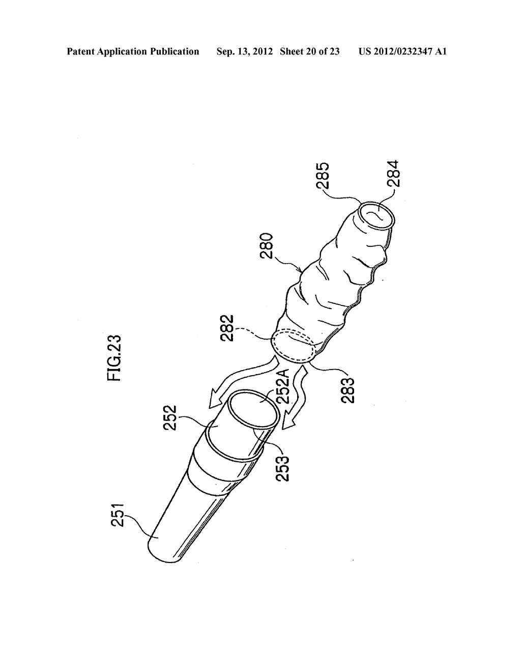 INSERTION ASSISTING TOOL FOR ENDOSCOPE - diagram, schematic, and image 21