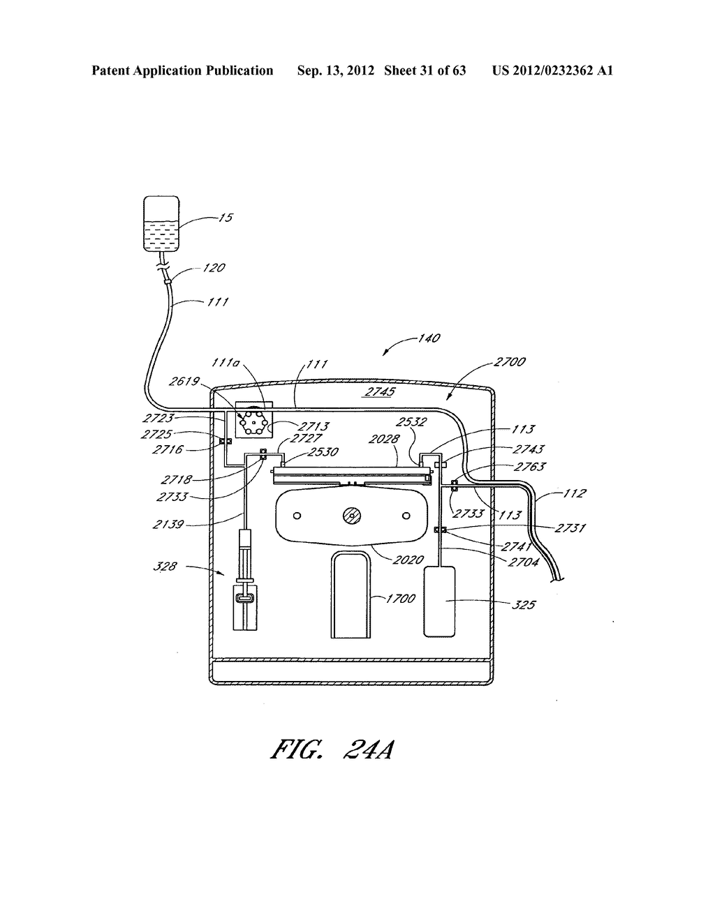 BODILY FLUID COMPOSITION ANALYZER WITH DISPOSABLE CASSETTE - diagram, schematic, and image 32