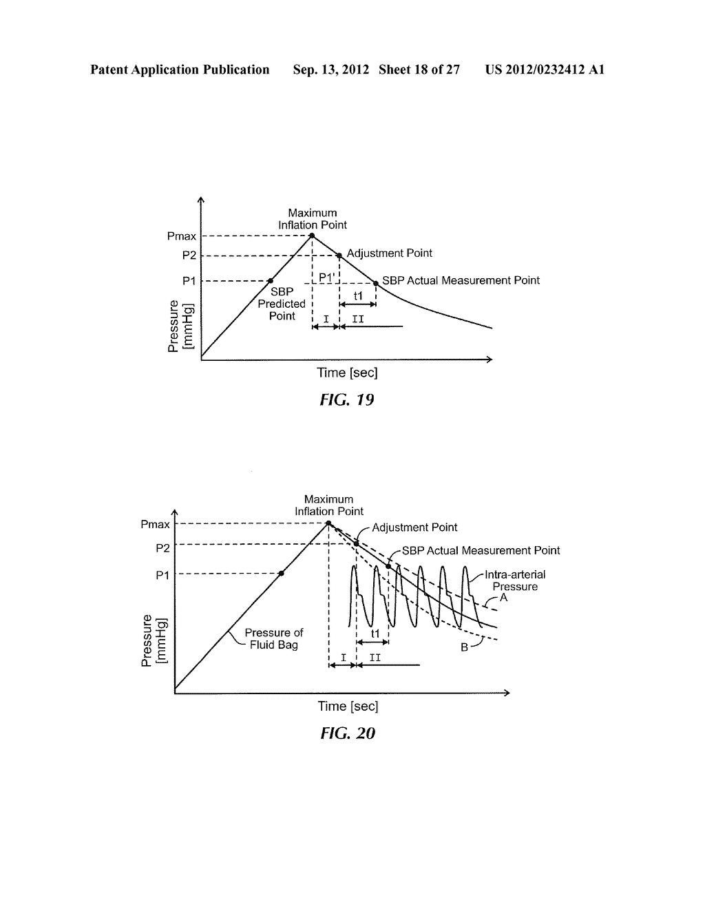 BLOOD PRESSURE MEASUREMENT DEVICE, CONTROL METHOD OF ELECTRONIC     SPHYGMOMANOMETER AND CONTROL PROGRAM OF ELECTRONIC SPHYGMOMANOMETER - diagram, schematic, and image 19