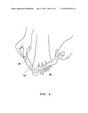 Podiatric Applicator Device and Method diagram and image