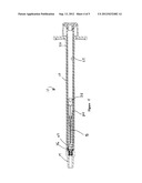 Retractable Syringe with Segmented Retaining Ledge diagram and image