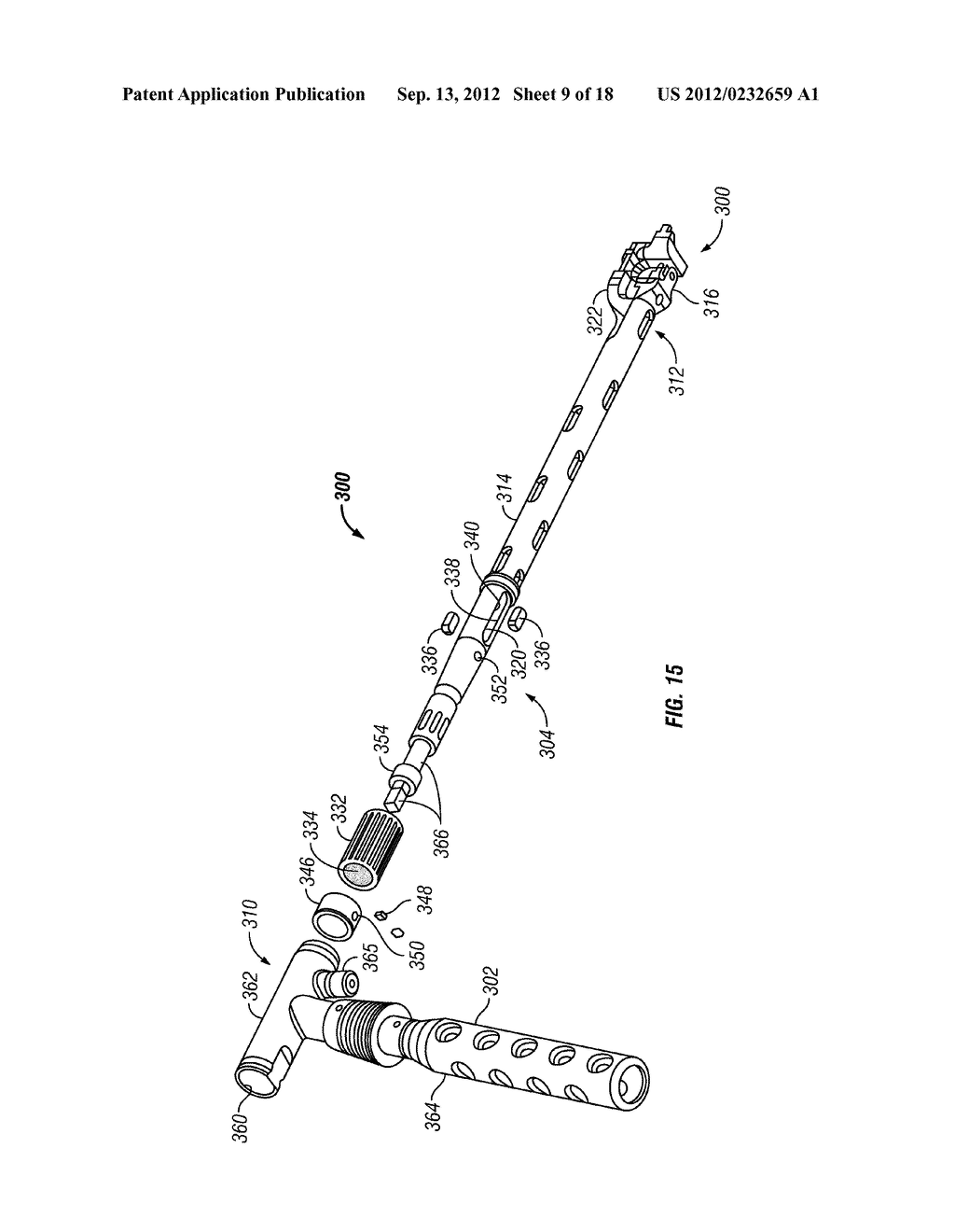 Angling Inserter Tool For Expandable Vertebral Implant - diagram, schematic, and image 10