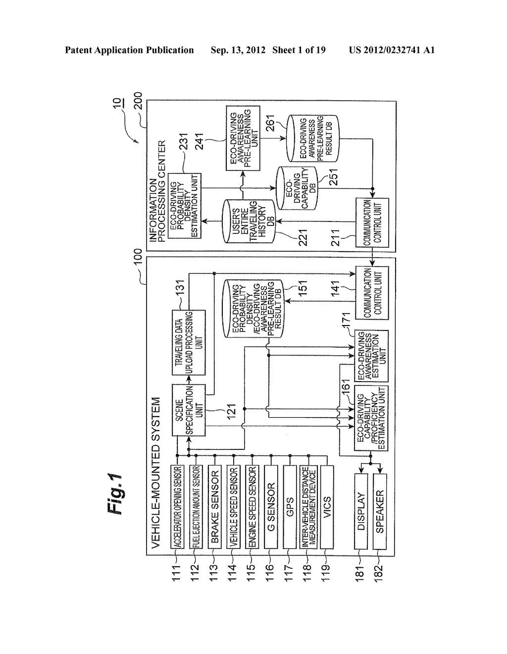 DRIVING EVALUATION SYSTEM, VEHICLE-MOUNTED MACHINE, AND INFORMATION     PROCESSING CENTER - diagram, schematic, and image 02