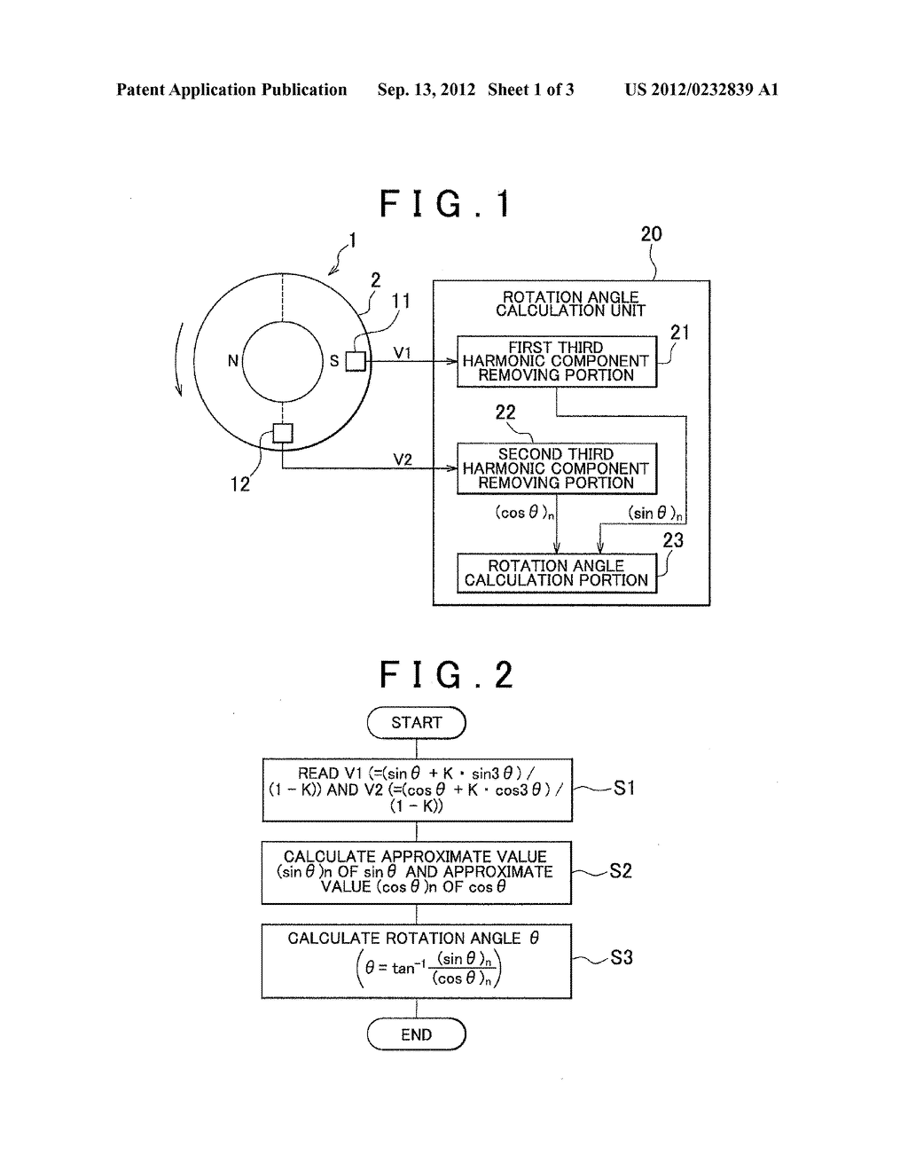 ROTATION ANGLE DETECTION APPARATUS - diagram, schematic, and image 02