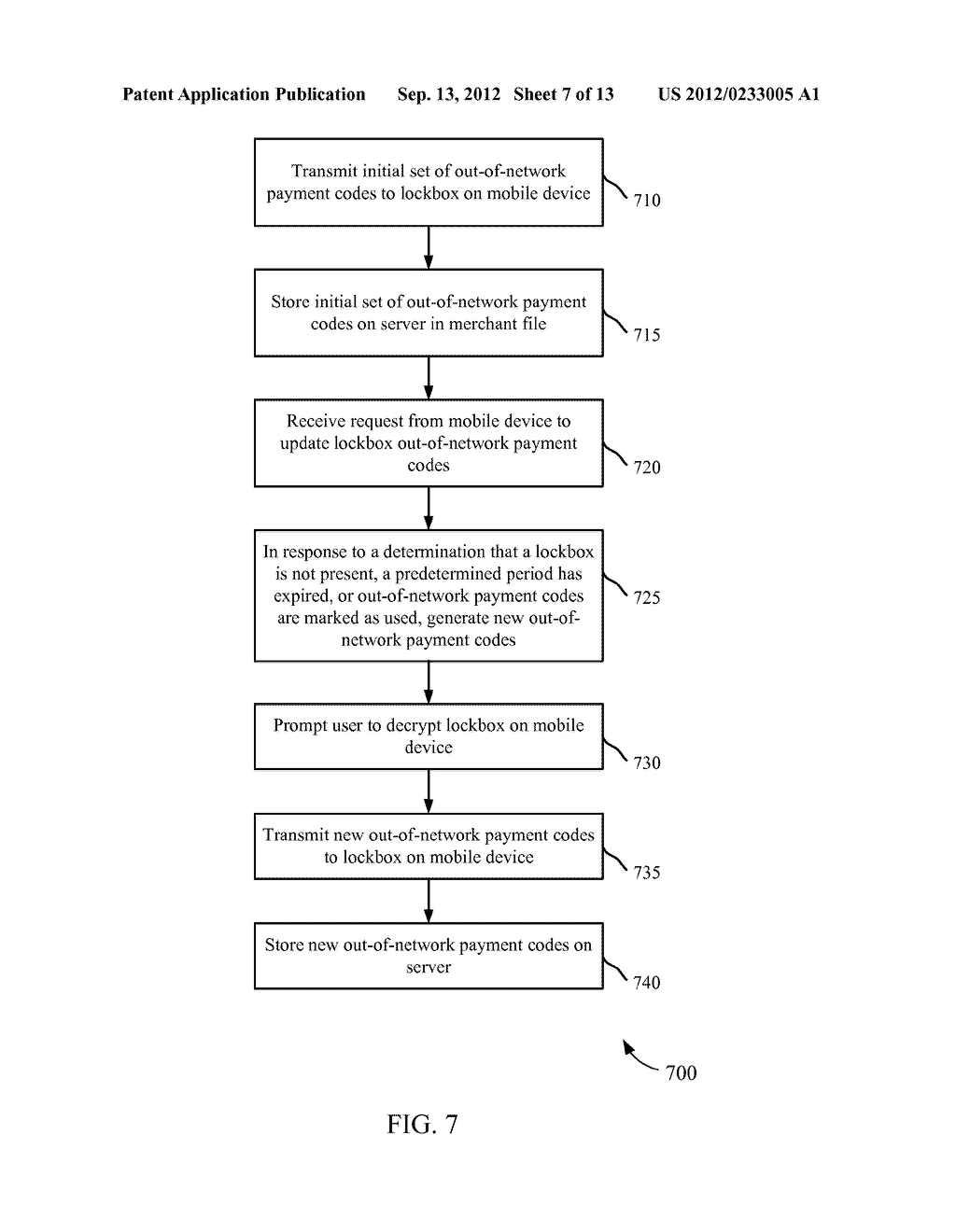 SYSTEMS AND METHODS FOR SECURE WIRELESS PAYMENT TRANSACTIONS WHEN A     WIRELESS NETWORK IS UNAVAILABLE - diagram, schematic, and image 08