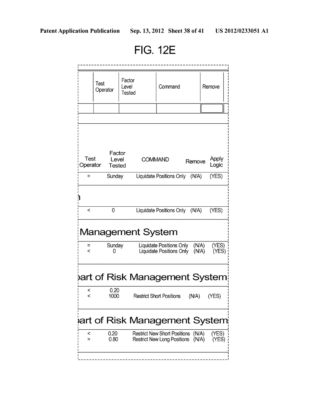 SYSTEM AND METHOD FOR MANAGING RISK IN A TRADING ENVIRONMENT - diagram, schematic, and image 39