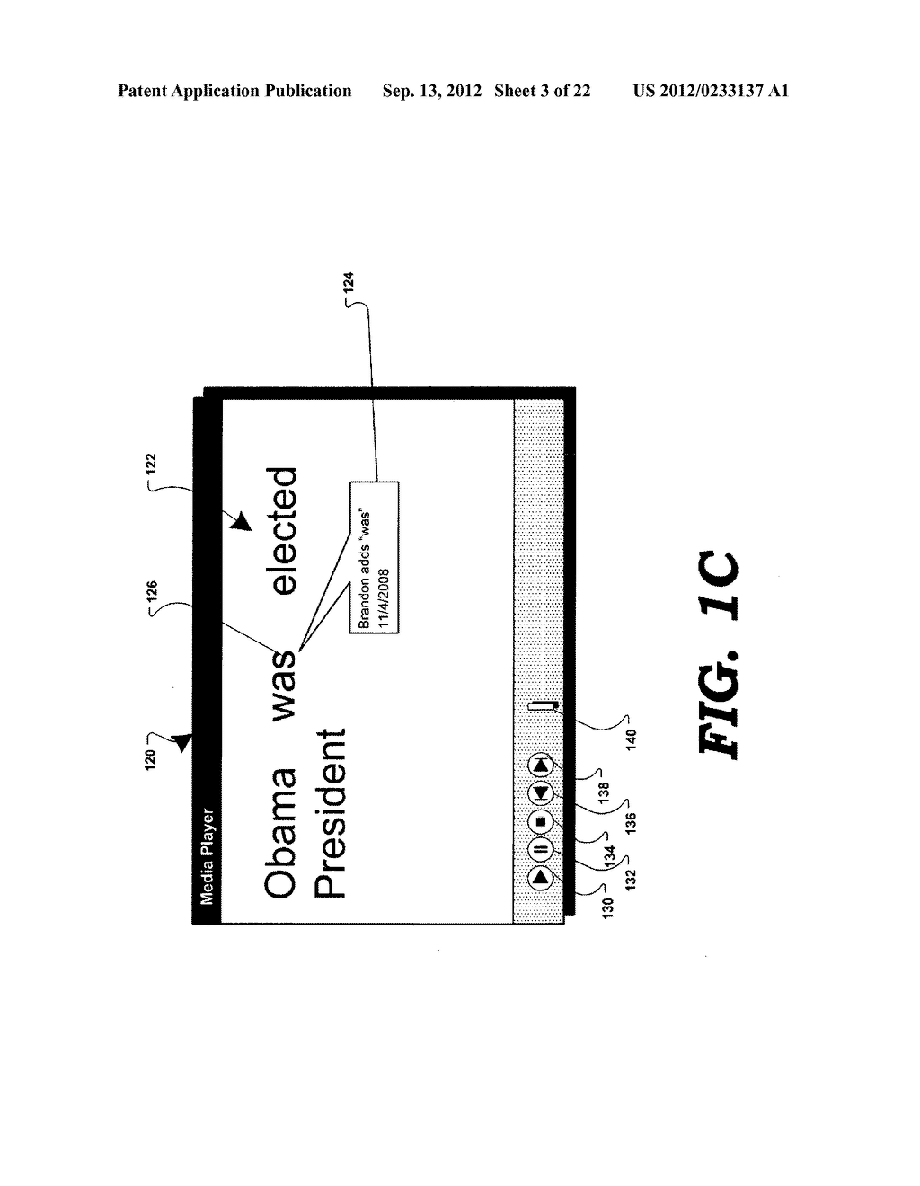 Presentation of document history in a web browsing application - diagram, schematic, and image 04