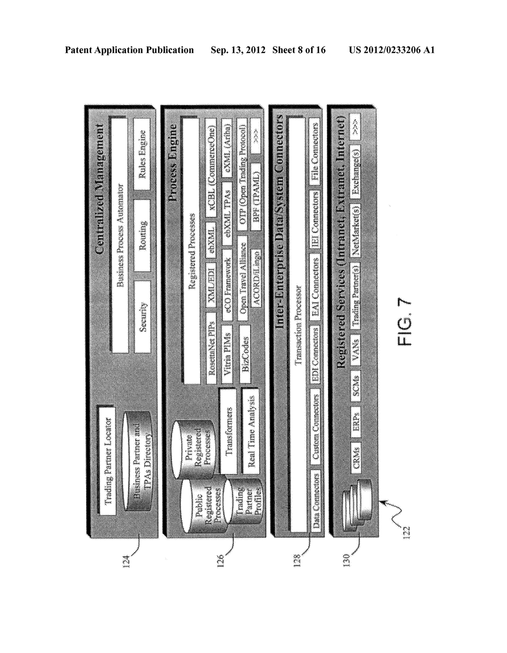 Methods and Systems for Electronic Data Exchange Utilizing Centralized     Management Technology - diagram, schematic, and image 09