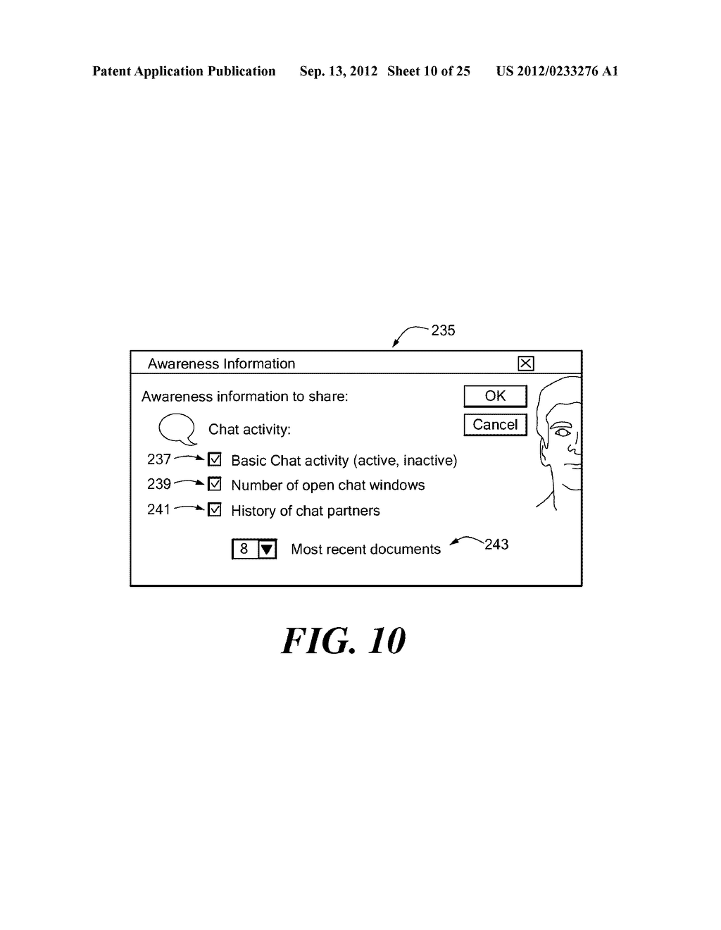 RECEIVING AND PRESENTING DETAILED ACTIVITY INFORMATION REGARDING CURRENT     AND RECENT INSTANT MESSAGING SESSIONS OF REMOTE USERS - diagram, schematic, and image 11