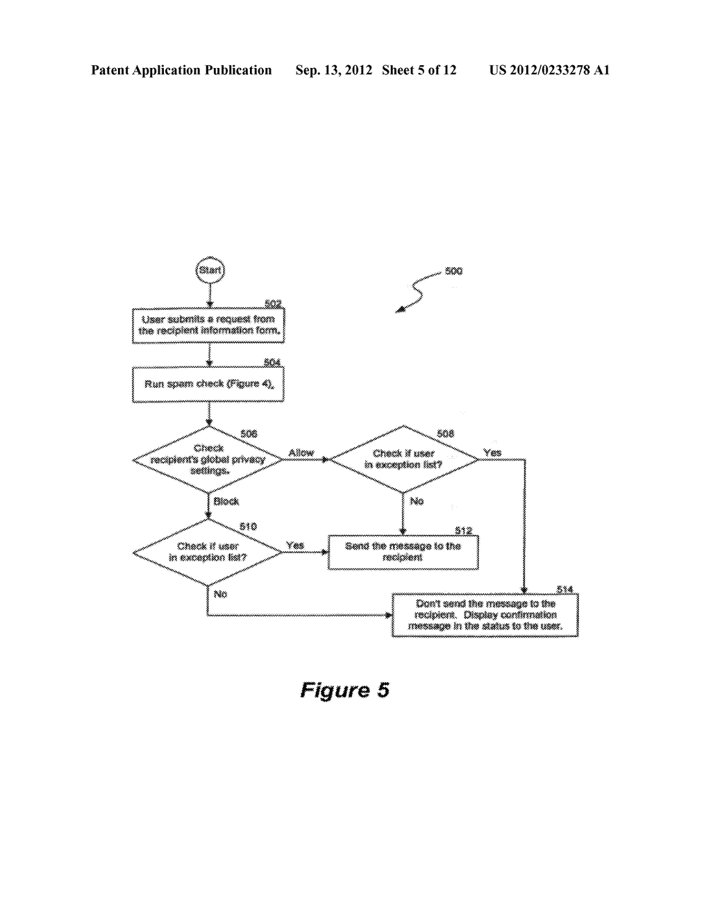 SPAM CONTROL FOR SHARING CONTENT ON MOBILE DEVICES - diagram, schematic, and image 06