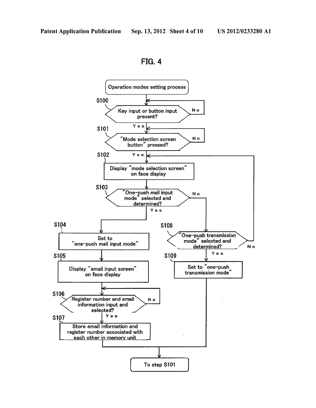 COMMUNICATION TERMINAL HAVING EMAIL TRANSMISSION FUNCTIONALITY, METHOD FOR     TRANSMITTING EMAIL, AND COMPUTER-READABLE RECORDING MEDIUM - diagram, schematic, and image 05