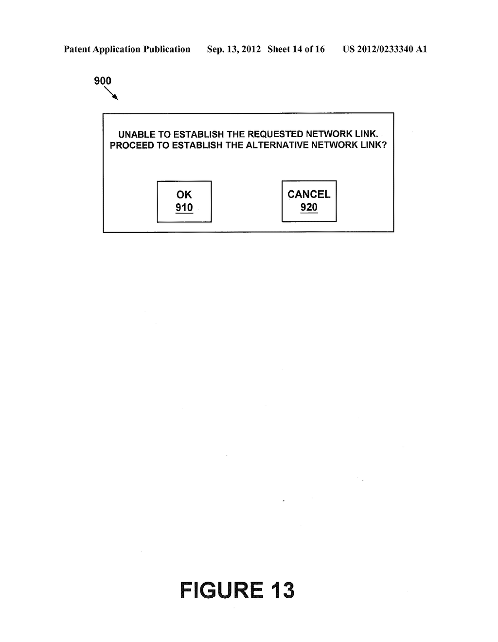 HANDHELD COMPUTER SYSTEM THAT ATTEMPTS TO ESTABLISH AN ALTERNATIVE NETWORK     LINK UPON FAILING TO ESTABLISH A REQUESTED NETWORK LINK - diagram, schematic, and image 15