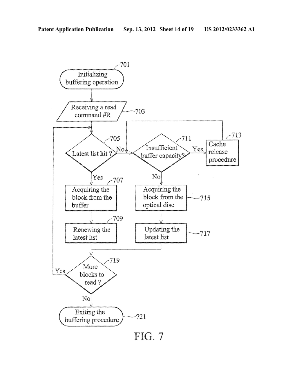 BUFFER MANAGEMENT METHOD AND OPTICAL DISC DRIVE - diagram, schematic, and image 15