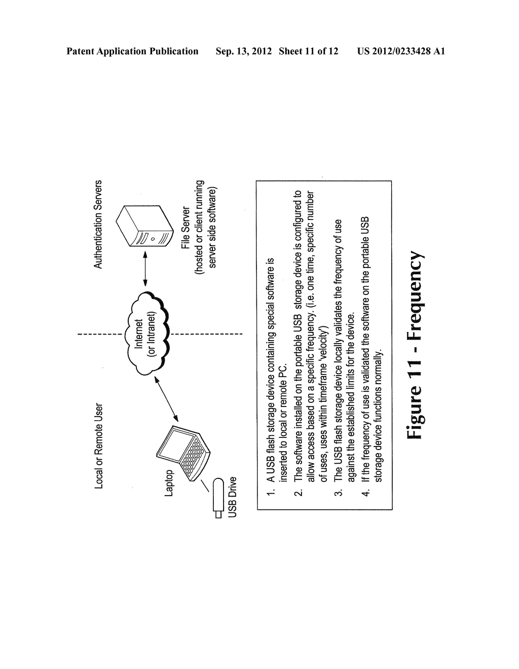 APPARATUS AND METHOD FOR SECURING PORTABLE STORAGE DEVICES - diagram, schematic, and image 12