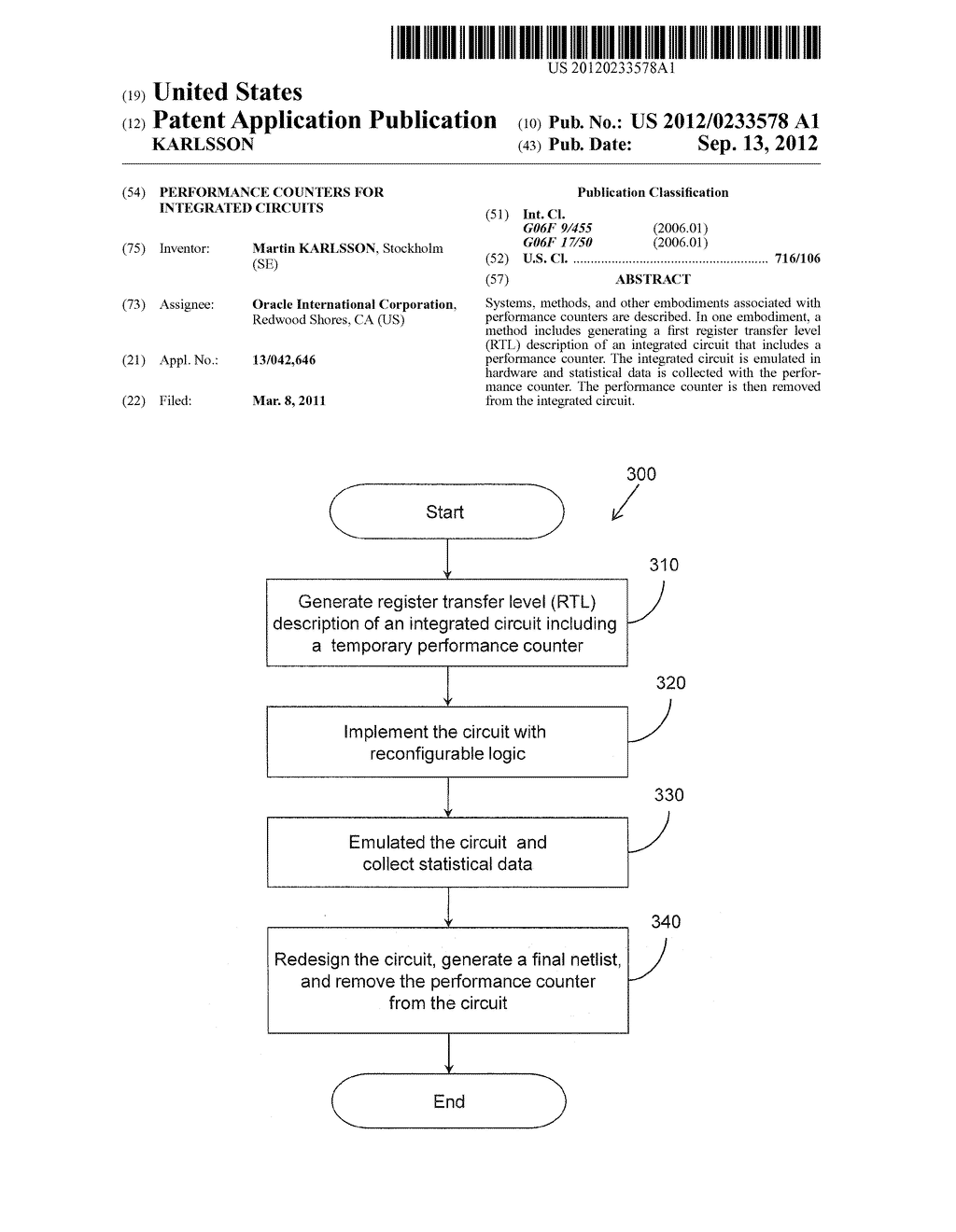 PERFORMANCE COUNTERS FOR INTEGRATED CIRCUITS - diagram, schematic, and image 01