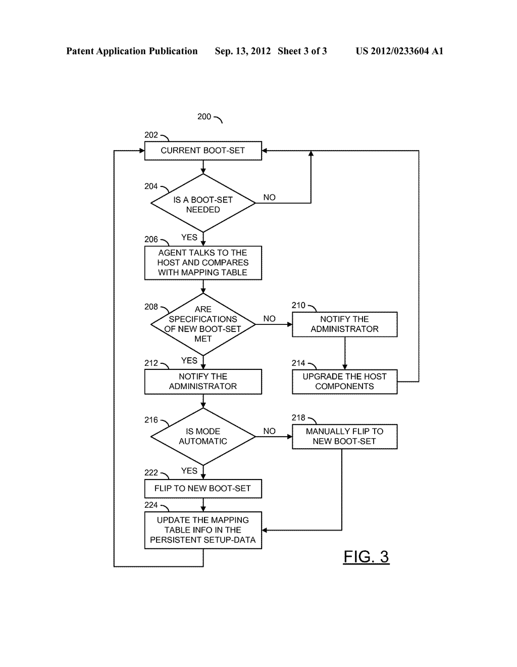 METHOD FOR CONCURRENTLY SUPPORTING NEW AND LEGACY THIRD PARTY BOOT-SETS IN     AN ARRAY - diagram, schematic, and image 04