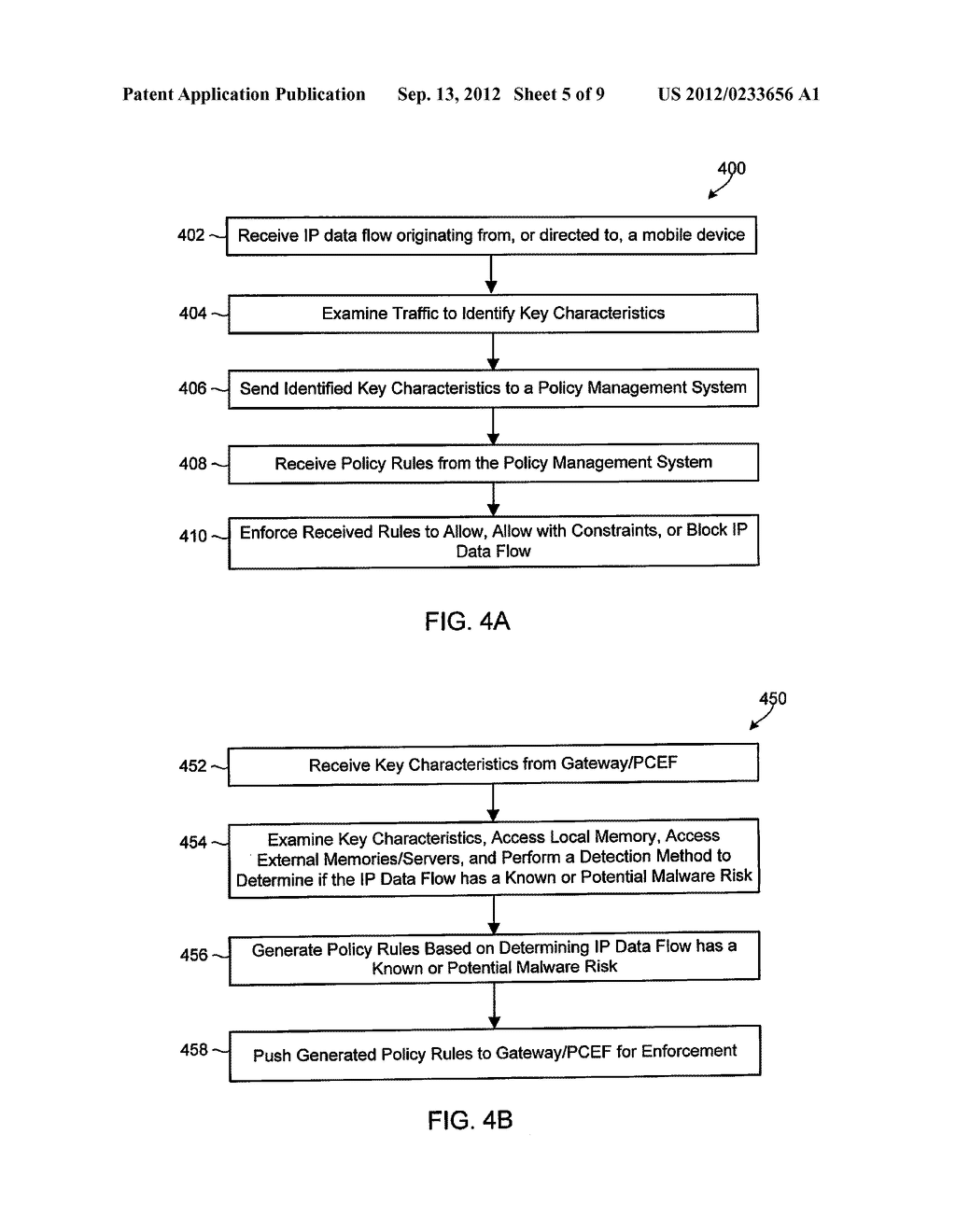 Methods, Systems and Devices for the Detection and Prevention of Malware     Within a Network - diagram, schematic, and image 06