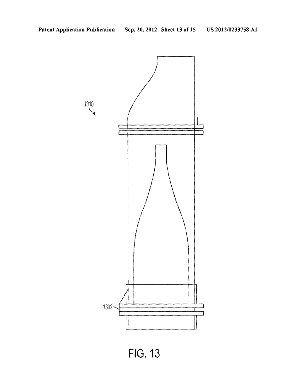 ON-DEMAND WASTE TRANSPORT SYSTEM AND APPARATUS FOR USE WITH LOW WATER OR     WATER FREE WASTE DISPOSAL DEVICES - diagram, schematic, and image 14