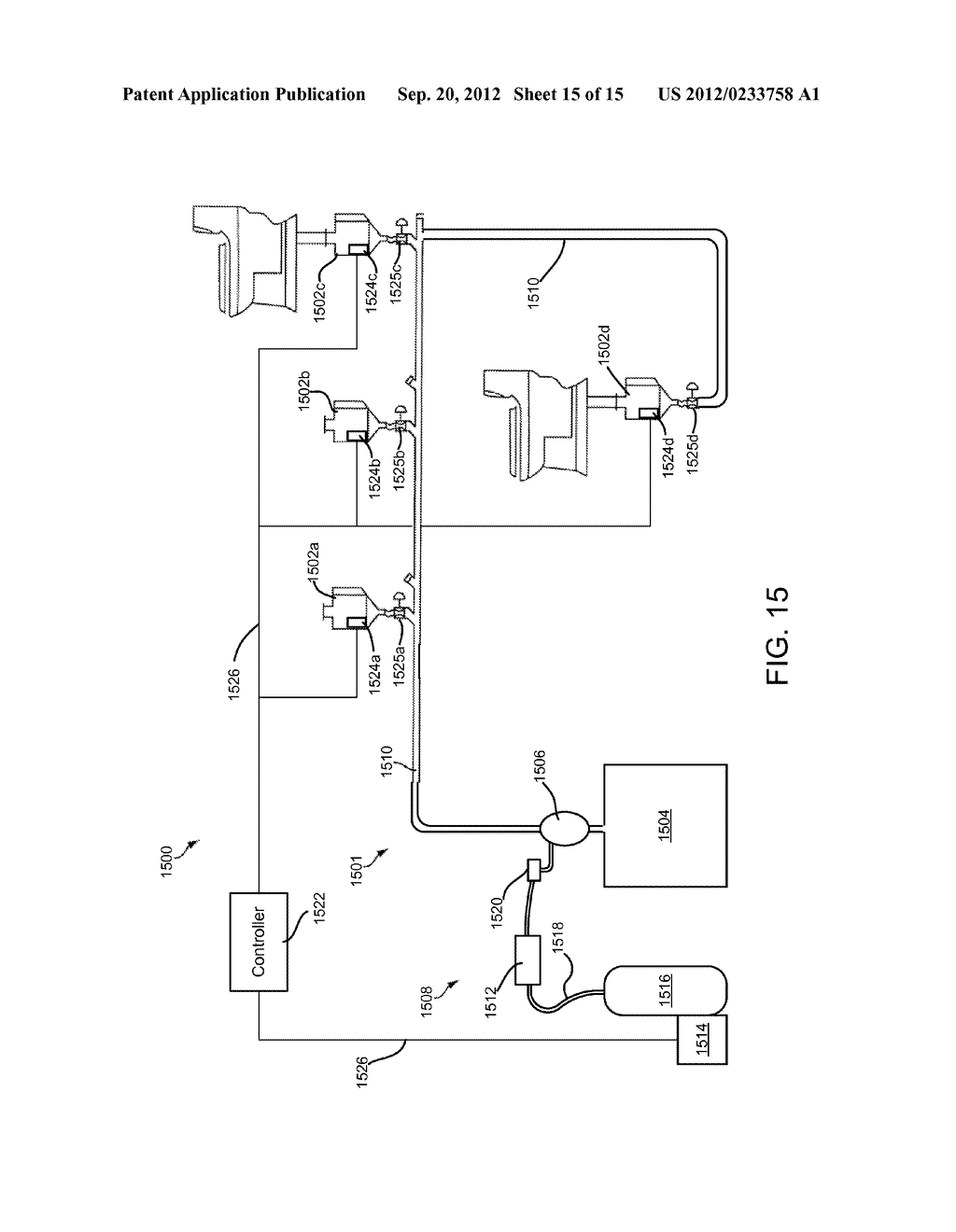 ON-DEMAND WASTE TRANSPORT SYSTEM AND APPARATUS FOR USE WITH LOW WATER OR     WATER FREE WASTE DISPOSAL DEVICES - diagram, schematic, and image 16