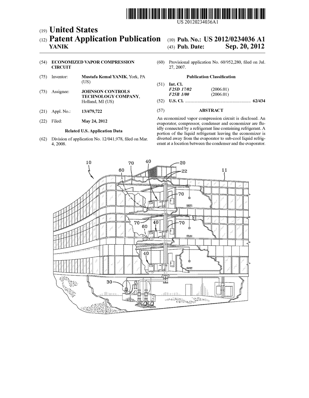 ECONOMIZED VAPOR COMPRESSION CIRCUIT - diagram, schematic, and image 01