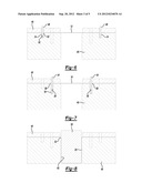 Method of Drawing a Blank by Preforming a Channel in a Preform that is     Subsequently Drawn into a Die Cavity diagram and image